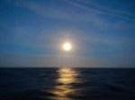 Moon Rise at Sea